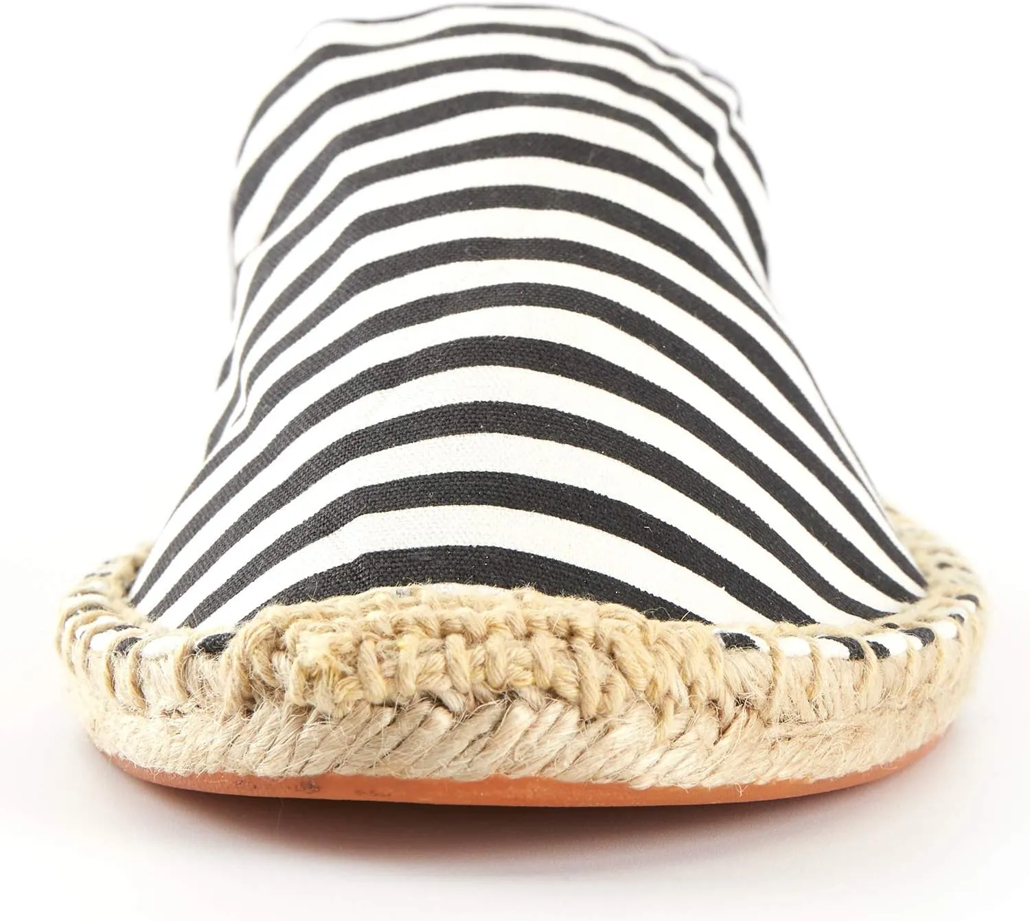 Alexis Leroy Men's Closed Toe Classic Stripe Flat Espadrille Mules