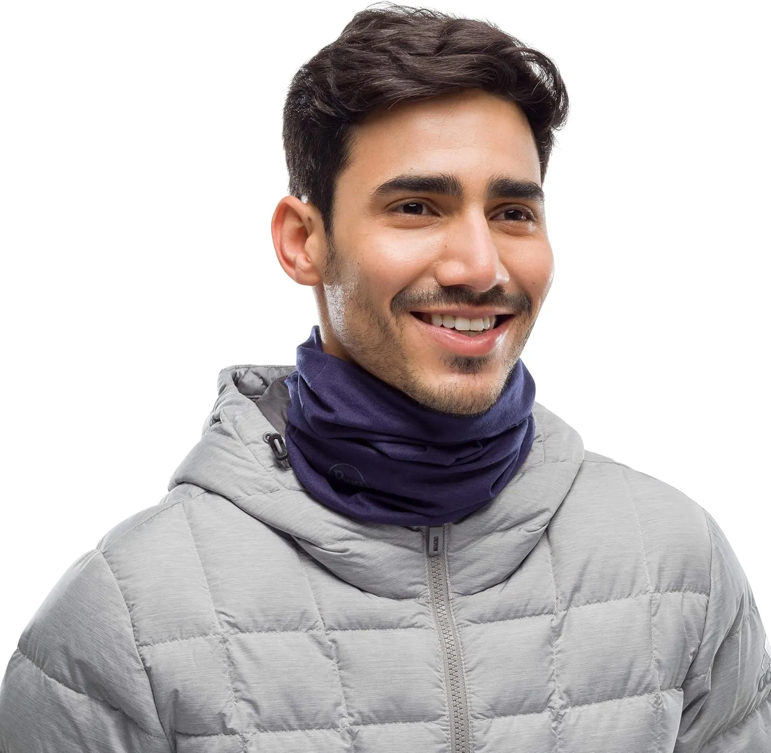 BUFF Original EcoStretch Neck Gaiter, UPF 50 Sun Protection, Breathable, Versatile, Quick Dry, Solid Colors, Adult Size