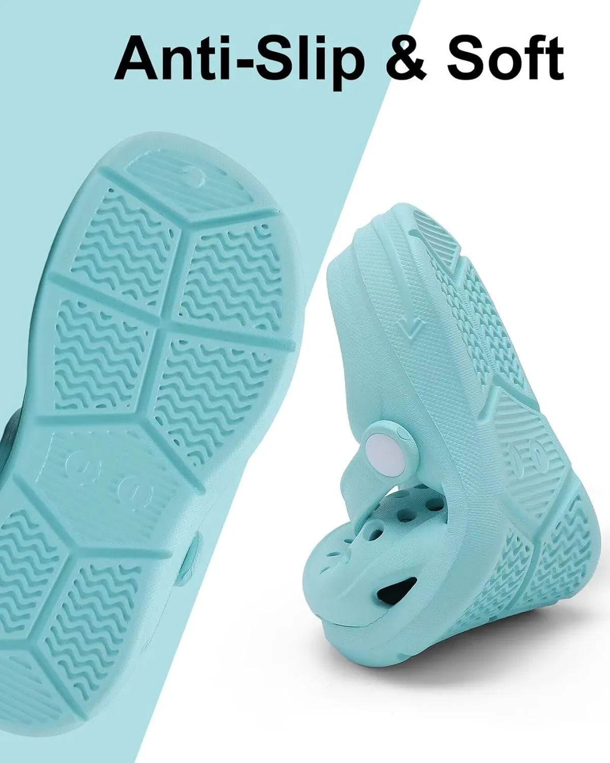 Cubufly Kid Garden Clogs Slip on Water Shoes Children Sandals for Indoor Outdoor(Toddler/Little Kids/Big Kids)