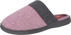 Hanes womens Comfort Cotton on Scuff With Memory Foam and Anti-skid Sole Slipper