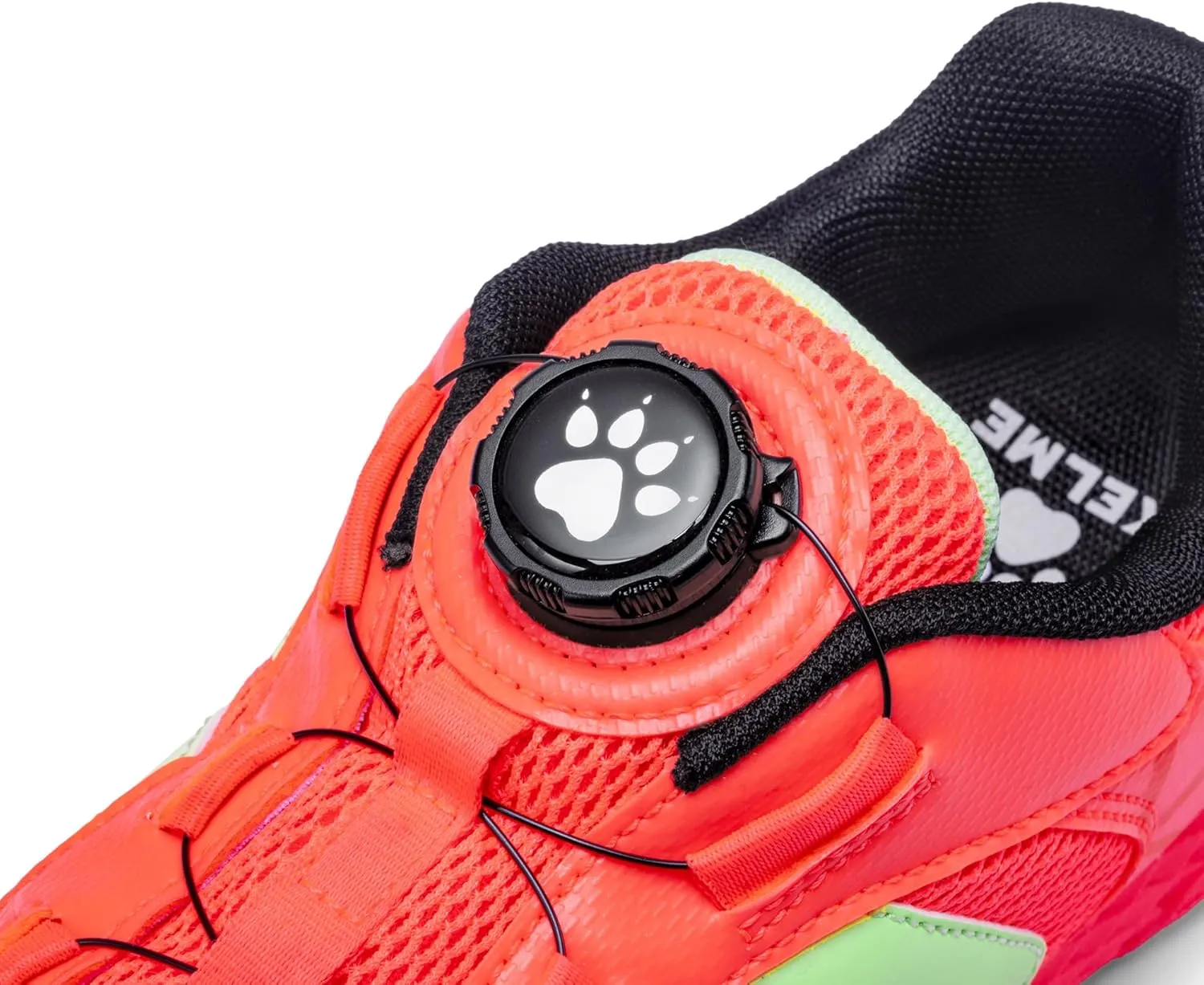 KELME Kids' Indoor Soccer Cleats, Breathable Mesh Turf Futsal Shoes, Turn-Lock, Boys Girls Football Baseball Softball Sneaker for Little/Big Kid