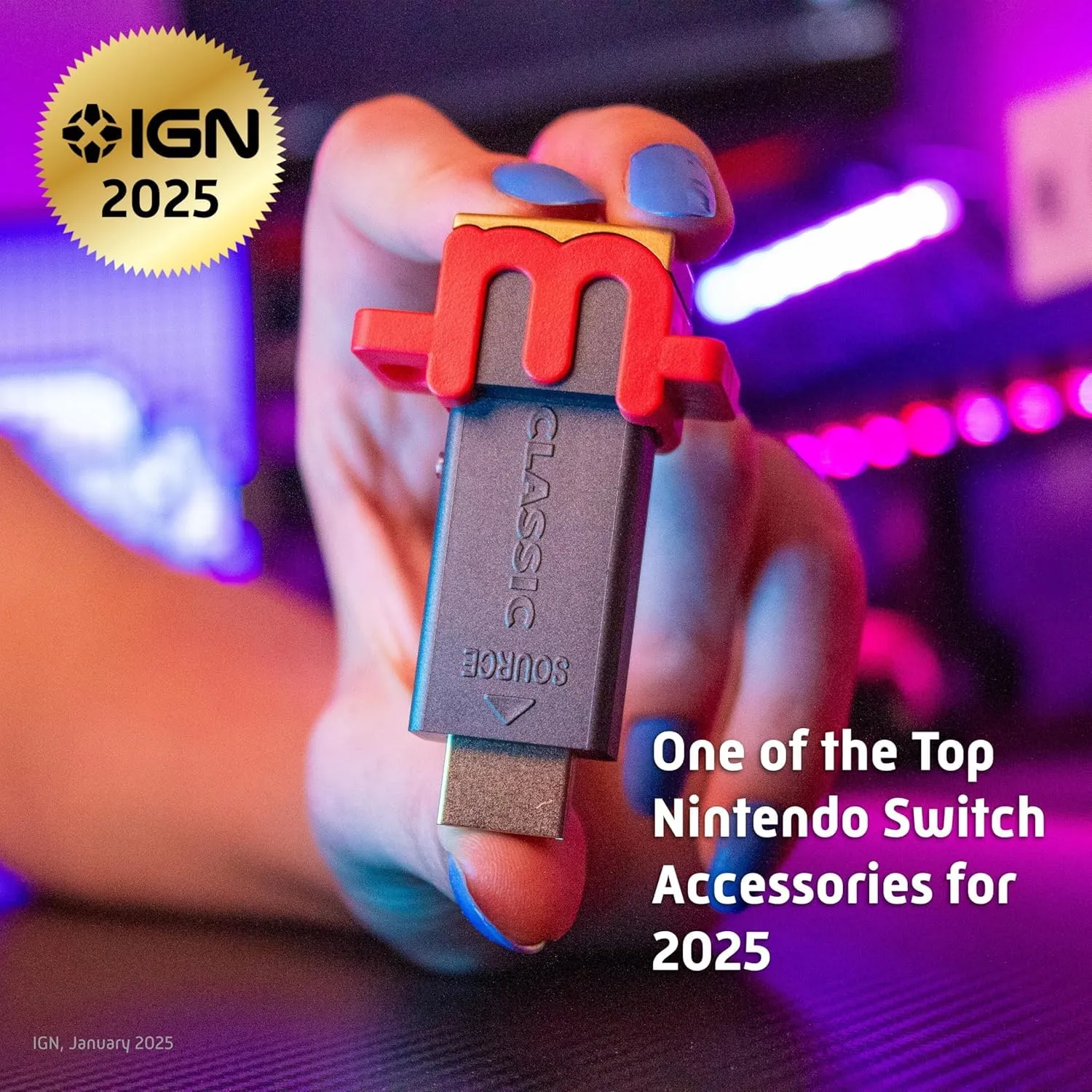 mClassic OG - Gaming Resolution Upscaler and Image Enhancer for Nintendo Switch, Retro Consoles Like Xbox, PlayStation, Gamecube, N64, Wii, SNES, and More - Supports 1440p/60hz