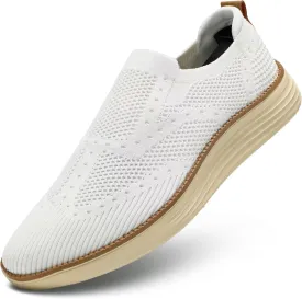 Mens Casual Business Oxfords Shoes Dress Walking Work Sneakers Lightweight Fashion Mesh Comfortable Soft Sole
