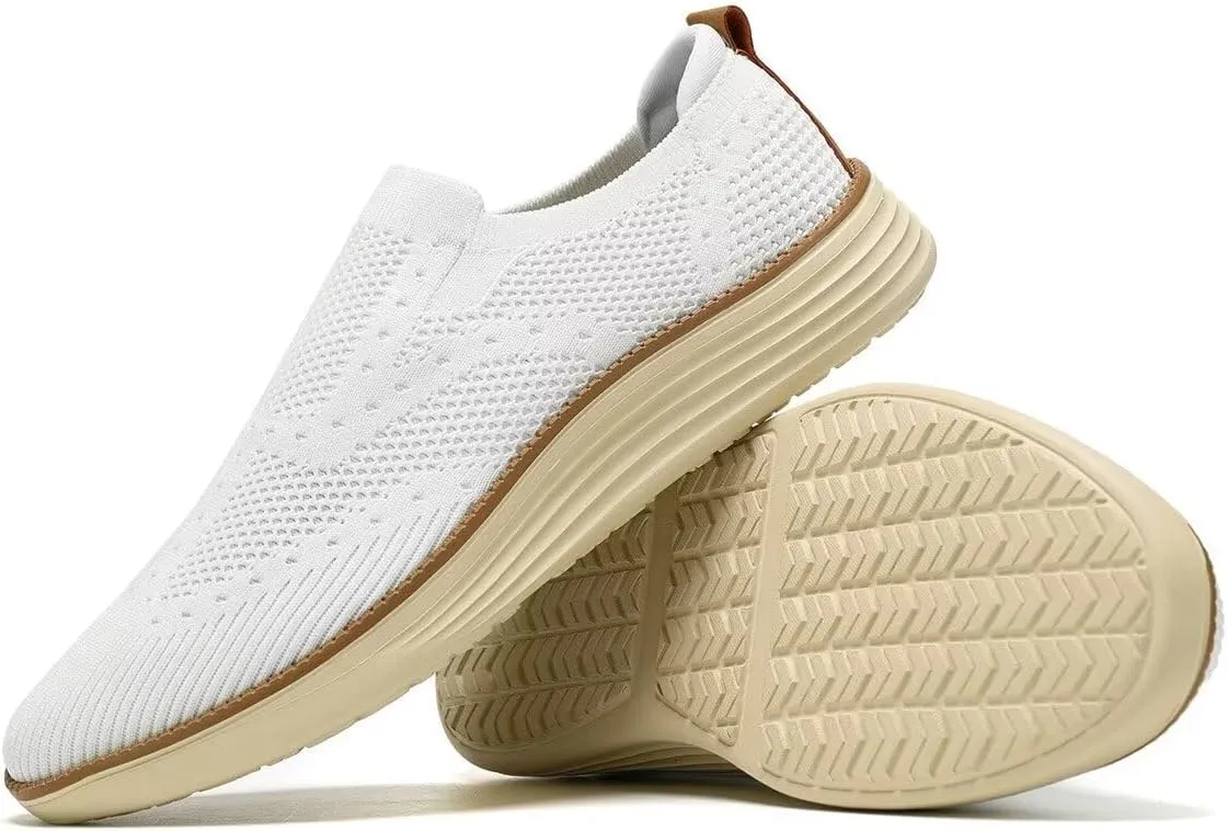 Mens Casual Business Oxfords Shoes Dress Walking Work Sneakers Lightweight Fashion Mesh Comfortable Soft Sole