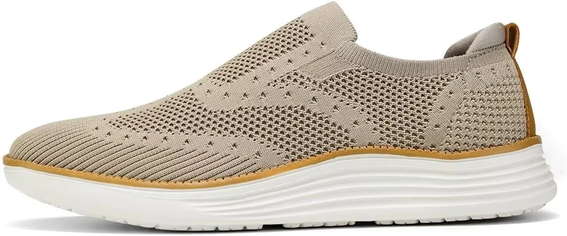 Mens Casual Business Oxfords Shoes Dress Walking Work Sneakers Lightweight Fashion Mesh Comfortable Soft Sole