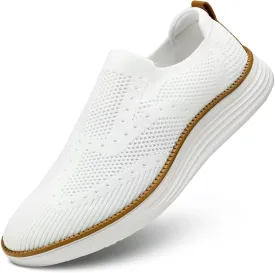 Mens Casual Business Oxfords Shoes Dress Walking Work Sneakers Lightweight Fashion Mesh Comfortable Soft Sole