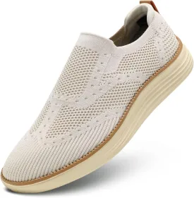 Mens Casual Business Oxfords Shoes Dress Walking Work Sneakers Lightweight Fashion Mesh Comfortable Soft Sole