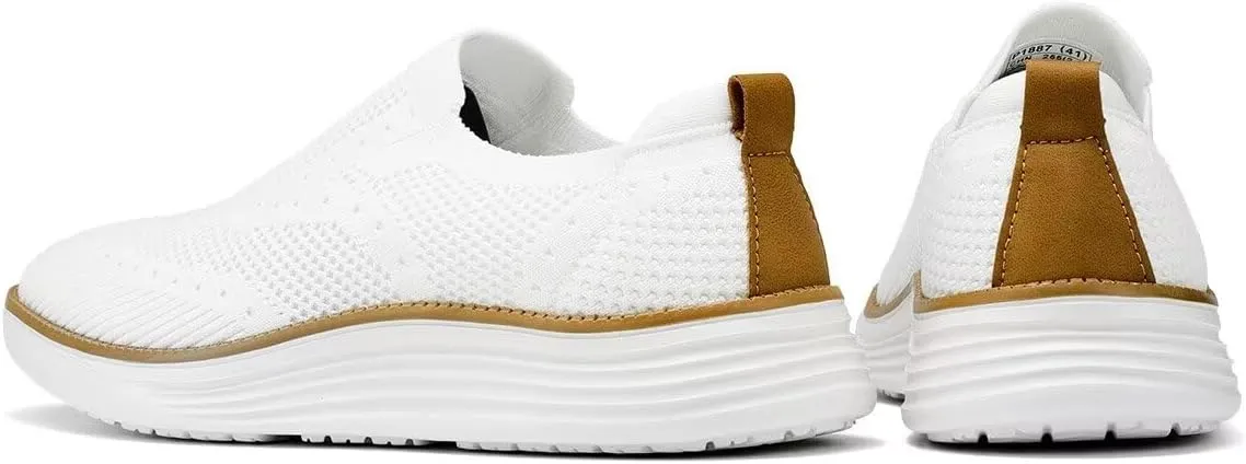 Mens Casual Business Oxfords Shoes Dress Walking Work Sneakers Lightweight Fashion Mesh Comfortable Soft Sole