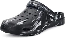 Mens Womens Garden Clogs Shoes with Arch Support Unisex Gardening Slip on Sandals Beach Slippers Shoes Tie-Dye Clog