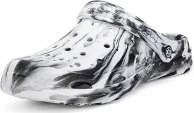Mens Womens Garden Clogs Shoes with Arch Support Unisex Gardening Slip on Sandals Beach Slippers Shoes Tie-Dye Clog