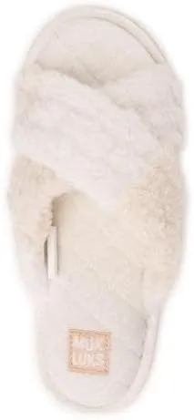 MUK LUKS Women's Perley Criss Cross Slipper