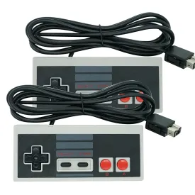 NES Controller for Nintendo Classics Mini Edition with 3M / 10FT Extension NES Cable, Replacement Controller for NES MINI 2016 and 2018 Version - 2Pack