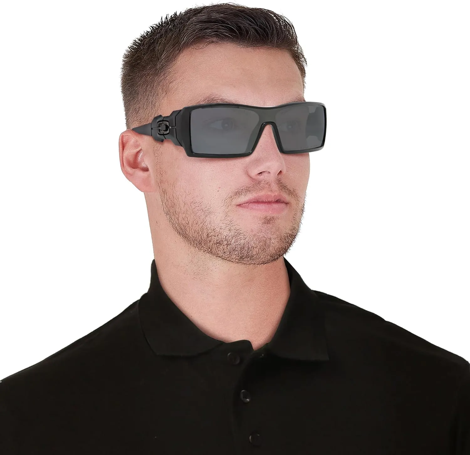 Oakley Men's Oo9081 Oil Rig Rectangular Sunglasses