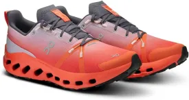 On Men's Cloudsurfer Trail Waterproof Running Shoes Sneakers (Mauve - Flame, 8)