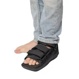 Pediatric Square-Toe Post-Op Shoe  Recovery Support for Broken or Fractured Foot & Toe Surgery, Left/Right Foot, Kids S (US Shoe 1.5-4)