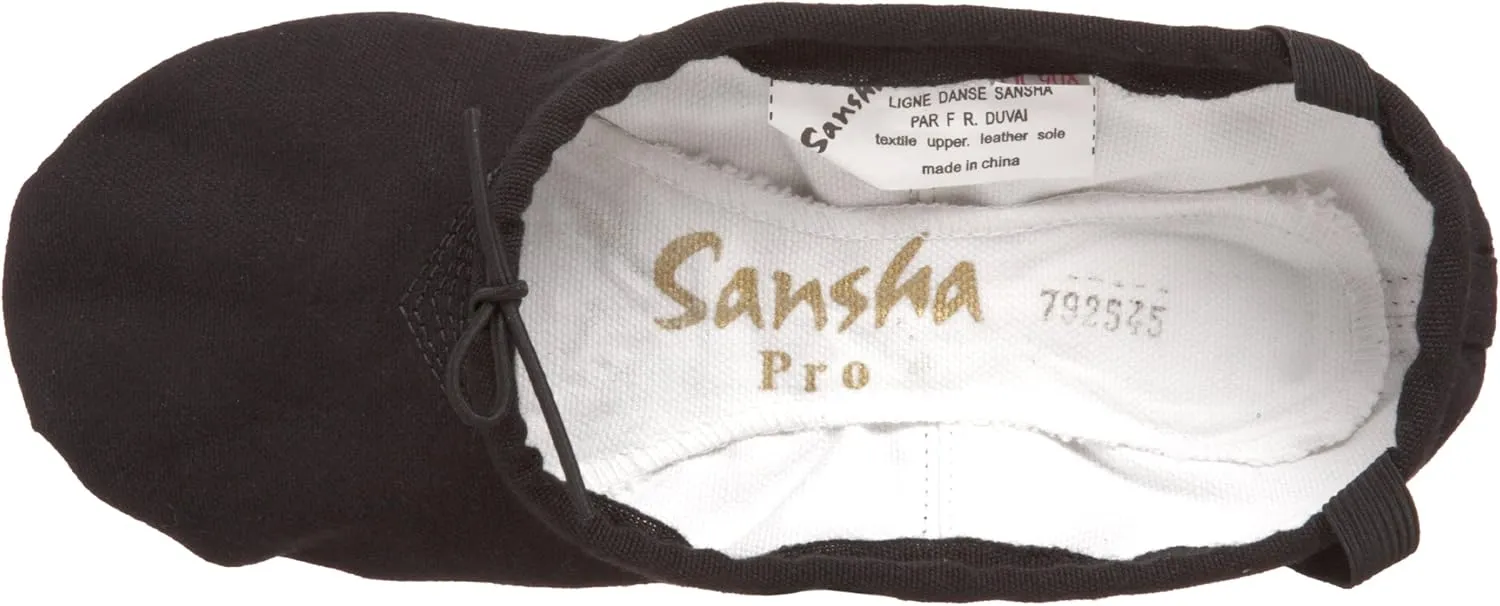SANSHA Women's Pro 1 Canvas Ballet Slipper