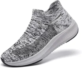 SHULOOK Womens Slip on Walking Shoes Comfort Lightweight Breathable Sock Shoe Non-Slip Mesh Casual Fashion Tennis Running Sneakers