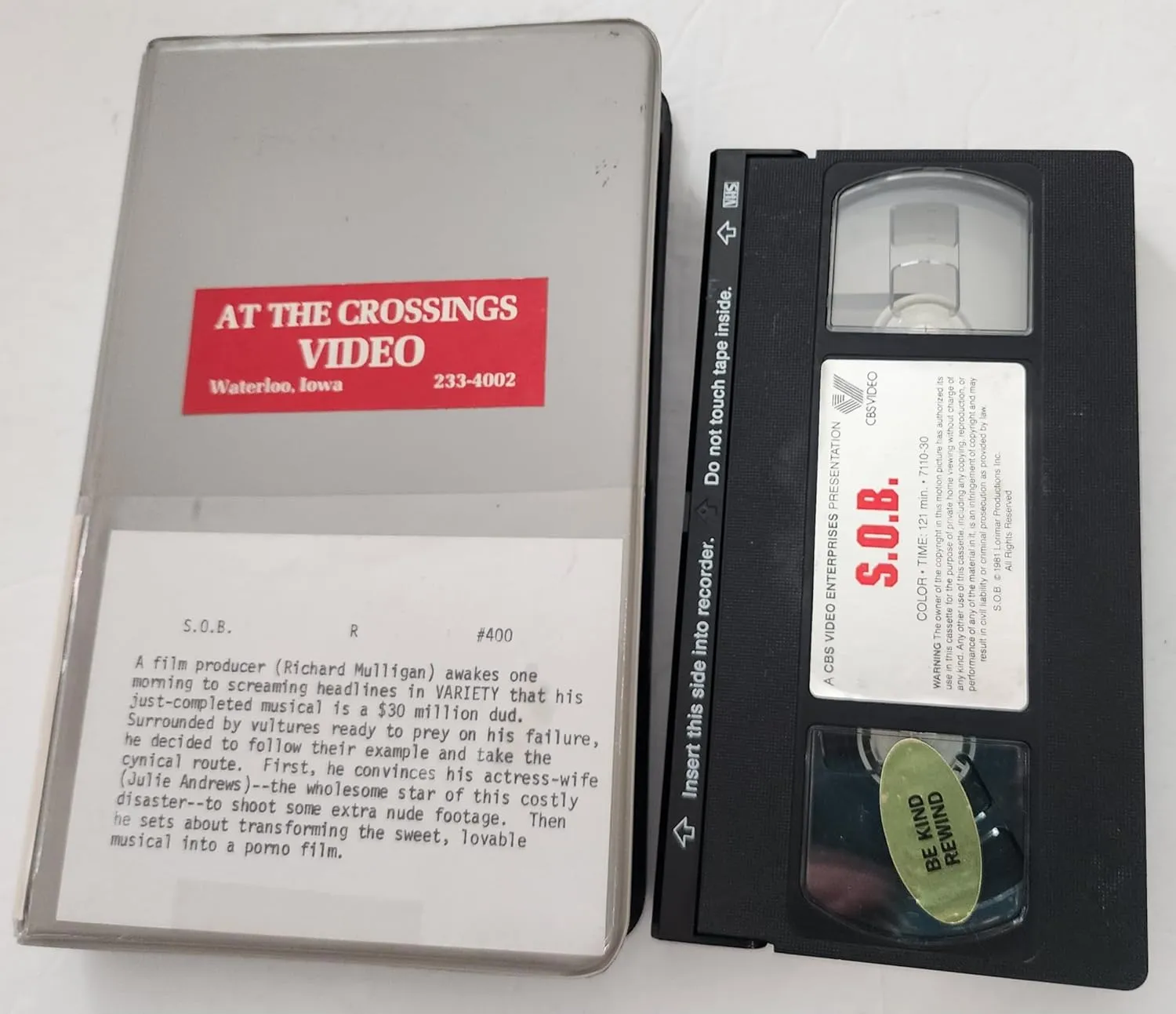 S.O.B. [VHS]