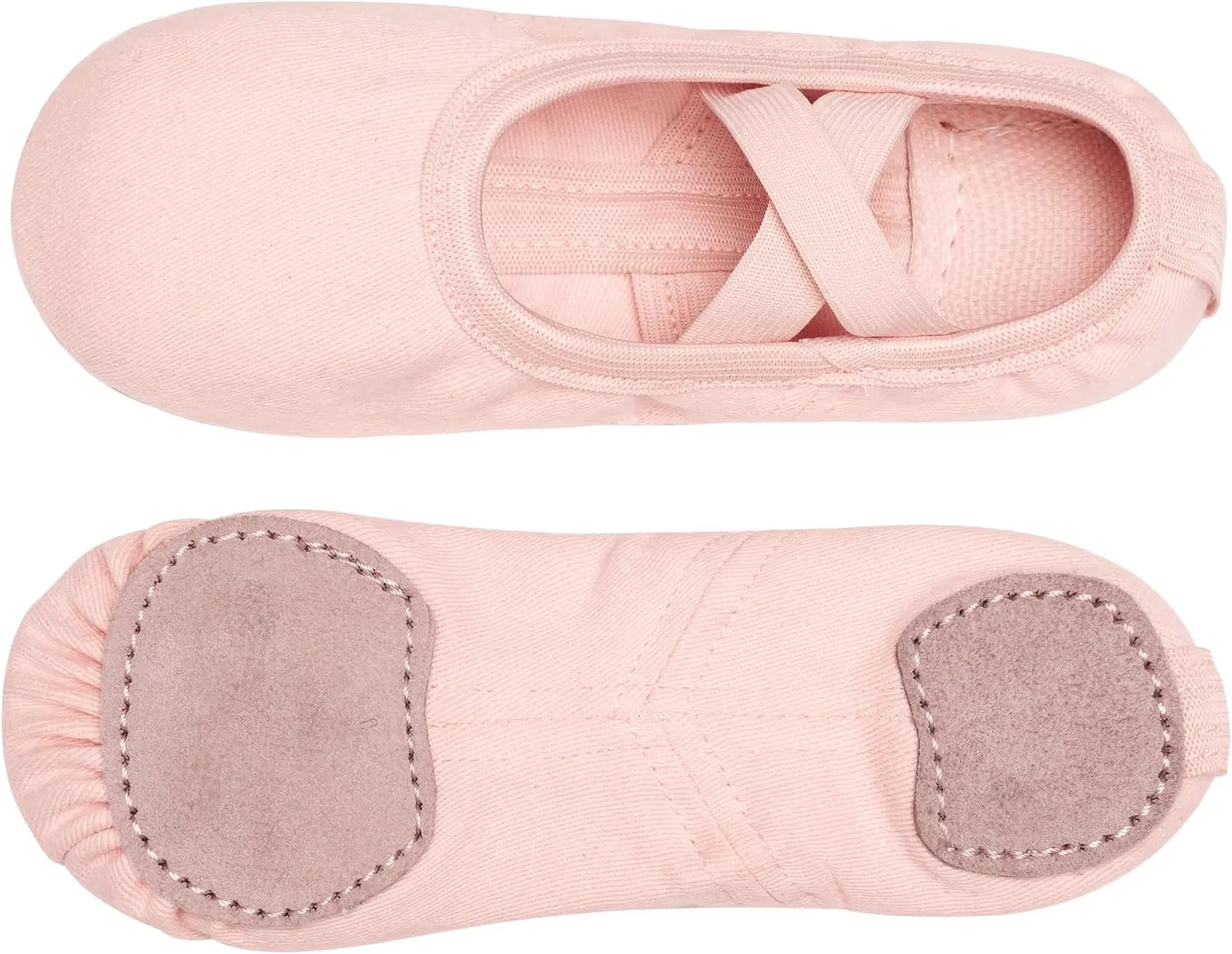 Stelle Ballet Shoes Toddler Slippers Highly Elastic Canvas Girls Ballerina Dance Shoes for Toddler/Little Kid/Big Kid/Women