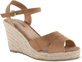 TF STAR Jute rope wedge sandals for women,women platform summer shoes ankle strap espadrille wedge heel sandals