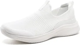 TIOSEBON Women's Walking Tennis Shoes Knit Slip on Mesh Comfortable Sneaker