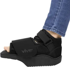 Vive Offloading Post-Op Shoe - Forefront Wedge Boot for Broken Toe Injury - Non Weight Bearing Medical Recovery for Foot Surgery, Hammer Toes, Bunion, Feet Walking Orthopedic (Medium)