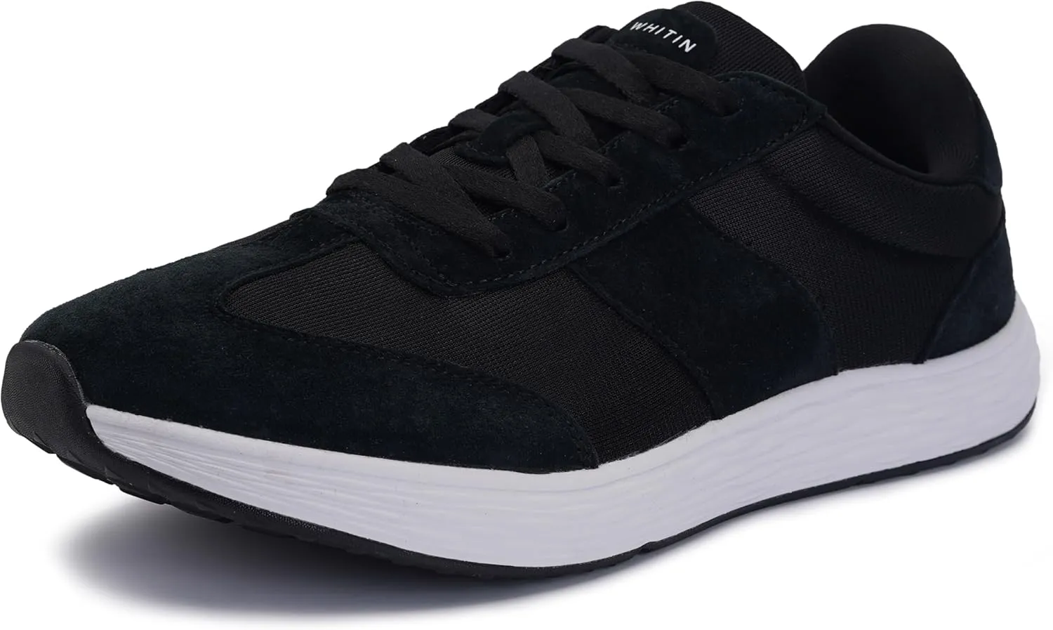 WHITIN Men's Zero Drop Running Shoes with Wide Toe Box | Retro-Inspired