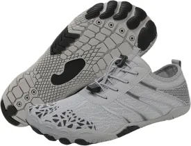 Women Hike Barefoot Shoes Men Breathable & Non-Slip Footwear Barefoot Shoes with Wide Toe Box, Quick Dry Athletic Beach Swim Surf Hiking Trail Running Shoe