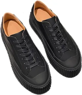 Women's Hidden Wedge-Shaped Platform Sports Shoes with Lace up Round Toe Casual Walking Women's Shoes