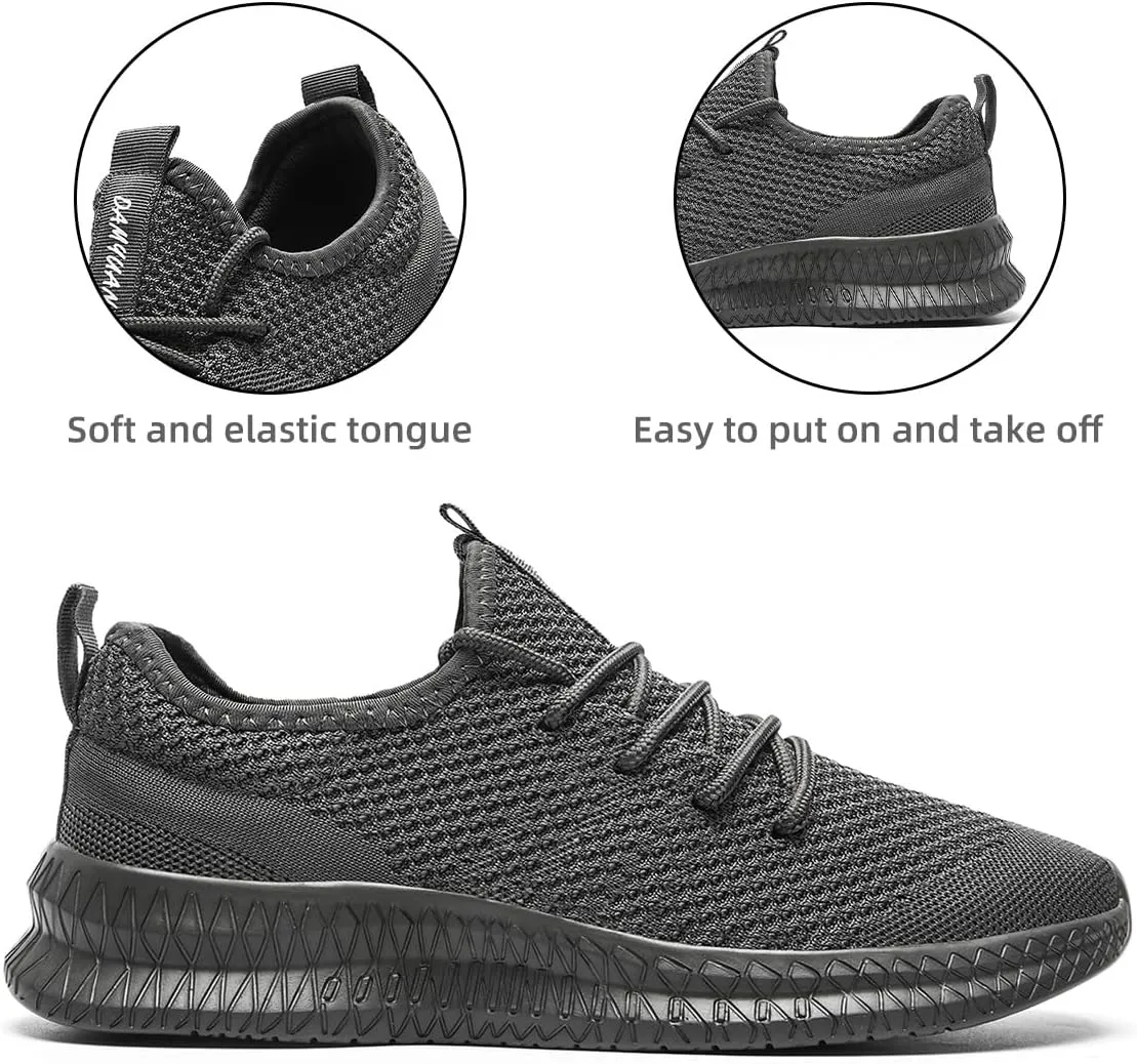 Womens Running Walking Shoes Tennis Slip On Fashion Sneakers Women Sport Workout Gym Shoes Womens Athletic Hiking Nurse Non Slip Lightweight Breathable Shoes