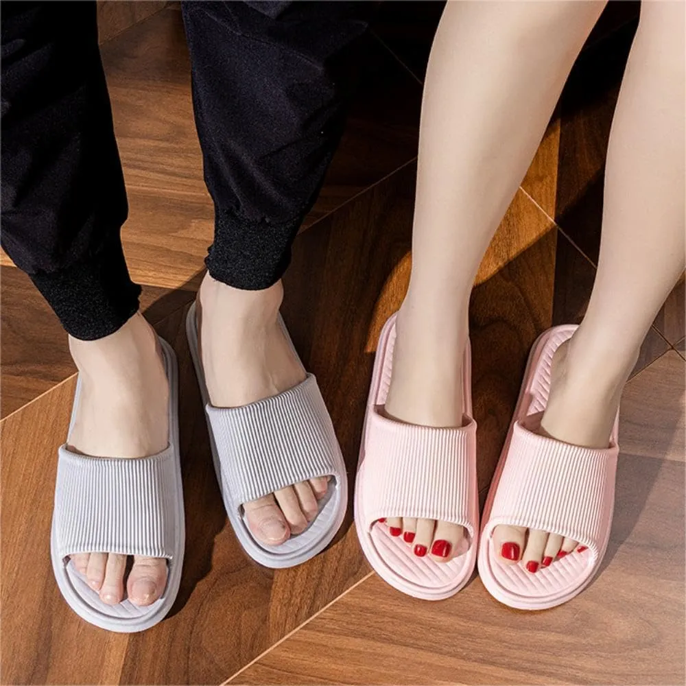 Womens Summer Slippers,Shower Slippers Bathroom Non-Slip Sole Home Comfy Thick Men's women's Slippers