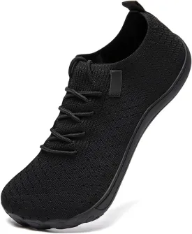 Womens Wide Toe Sneakers Walking Shoes Workout Slip On Sports Zero Drop Minimalism Lightweight Breathable Running Tennis Training Flat Sole